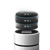 Thermos intelligent en acier inoxydable 316 avec affichage de la température LED, bouteille d'eau isolée sous vide pour le bureau, la voiture, les voyages, cadeau