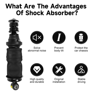 Amortisseur de cabine Fabricant d'amortisseurs Amortisseur de coussin gonflable en caoutchouc <span class=keywords><strong>pour</strong></span> DAF MAN Scania Volvo Truck Parts Système de suspension - Product Image 5