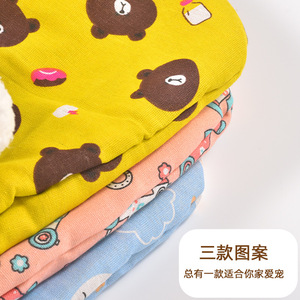 Cartoon Cat Sleeping <b>Bag</b> Nest Soft Faux Fur Winter Warm Pet <b>Bed</b> For Cats Rectangle Shape Three Colors Available - Product Image 5