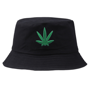 Chapeau Bob Unisexe Pliable Brodé - 100% Coton, Protection Solaire, Voyage, Cyclisme, Pêche, Fête, Chapeau Décontracté, Motif Feuille d'Érable, Quatre Saisons - Product Image 5