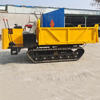 Mini-dumper sur chenilles CE 3 tonnes, diesel, hydraulique, pour travaux forestiers et de construction, mini-dumper sur chenilles à haute capacité de charge