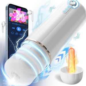 <span class=keywords><strong>Masturbateur</strong></span> 6 en 1, 3 langues, connectivité Bluetooth interactive, machine sexuelle à vitesse variable, chauffage, fonction pulsée à une touche, jouet pour hommes adultes - Product Image 2