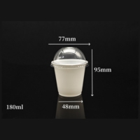 Contenants alimentaires jetables en PP Sulide pour yaourt, gobelets à emporter, logo personnalisé, 6 oz, Contender Para Yogurt