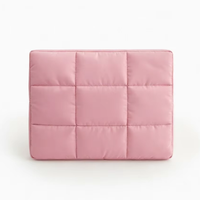 Housse d'ordinateur portable matelassée personnalisée en gros, antichoc, avec logo imprimé sur mesure, cadeau d'entreprise