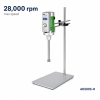 AD500S-H 500W Homogénéisateur, émulsifiant, dispersant et mélangeur numérique de laboratoire haute vitesse avec convertisseur de tension pour utilisation mondiale
