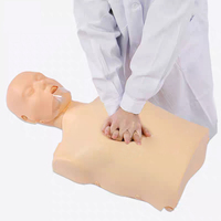 CPR100B maniquíes de medio cuerpo para adultos, simulador de entrenamiento médico de función completa, modelo anatómico de emergencia científica, escuelas