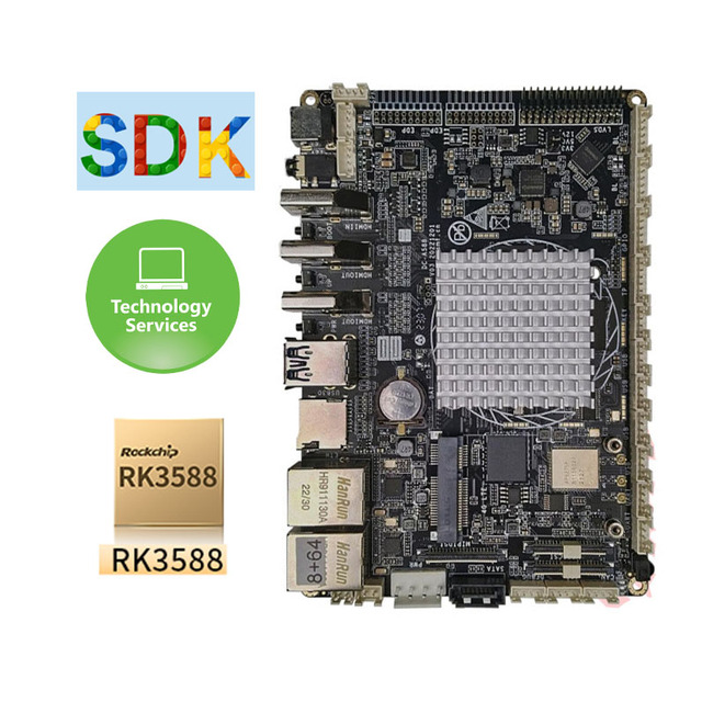 Rockchip RK3588 Octa-Core Android Development Board for Control Panels POS Machines LAN Connection Embedded Support
