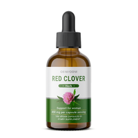 OEM/ODM Gouttes liquides orales d'extrait de trèfle rouge à haute teneur en isoflavones pour femmes d'âge mûr, contre les bouffées de chaleur et pour le soutien immunitaire