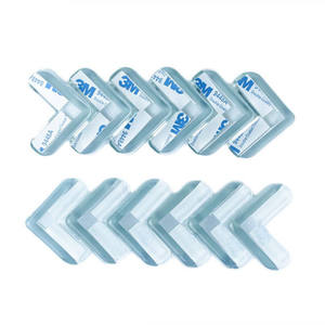 Protezione per angoli di sicurezza per bambini in Silicone a prova di bambino, protezione morbida trasparente per <span class=keywords><strong>scrivania</strong></span>, con bordo e protezioni angolari - Product Image 5