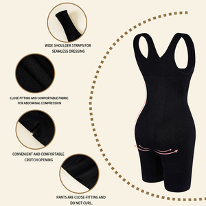 Body de nailon transpirable sin costuras con diseño de tirantes anchos elásticos, efecto push-up y moldeador, bragas levanta glúteos - Product Image 6