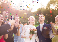 Canon à Confettis Écologique en Papier pour Fêtes, Célébrations du Nouvel An et Spectacles Pyrotechniques - Nouveauté en Promotion