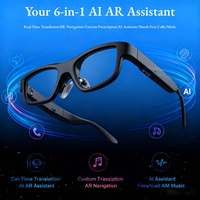 Lentes de Realidad Aumentada Inmersivas con Pantalla Binocular 3D de Alta Resolución, Asistente de IA para Juegos y Realidad Virtual