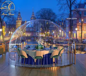 Waterdichte Hotel Glamping Dome Tenten Opblaasbare Transparante Bubble Tent Met Badkamer