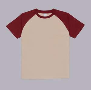 تي شيرت رجالي كبير الحجم بأكمام رجلان بشعار مخصص تي شيرت قطني عالي الجودة بأكمام قصيرة متباينة - Product Image 4