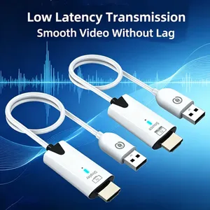 Émetteur-récepteur vidéo sans fil 5.8G 1080P, adaptateur d'affichage, prolongateur AV, adaptateur pour PC, ordinateur portable, téléviseur, en matériau ABS - Product Image 6