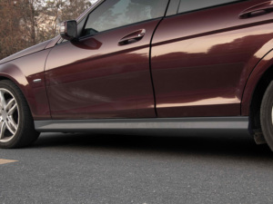 PHARRI Nuevo Kit de Carrocería para Automóvil, Moldura Lateral de Material PP, Faldones Laterales para Benz Clase C Sedán W204 2008-2010, Actualización 2011-2014 C63 AMG, 1 Año de Garantía - Product Image 4