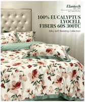 Parure de lit en tencel 60s, ensemble de literie en tissu naturel, meilleures ventes, 100%