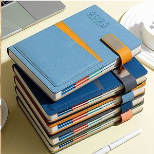 Carnet en cuir PU format A5 personnalisé avec logo, style professionnel, pour bureau, école, journal, agenda, cadeau – Édition 2026 - Product Image 3