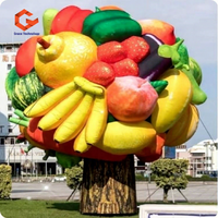 2025 Offre Spéciale Gonflable Fruit Légumes Arbre Modèle Gonflable Plante Réplique Publicité Fruits Légumes Ballon pour Exposition