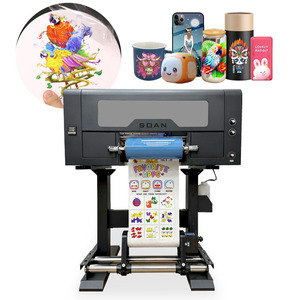 Impresora UV DTF de 33 cm A3 con laminadora para película AB dorada y plateada, máquina de impresión UV para pegatinas de botellas y vasos - Product Image 1