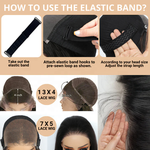 Pelucas de Cabello Humano al por Mayor, Pelucas Cortas Tipo Bob 5x7 sin Pegamento, Cabello Humano Teñido, Bob con Doble Trama, Pelucas con Frente de Encaje 13x4 - Product Image 5