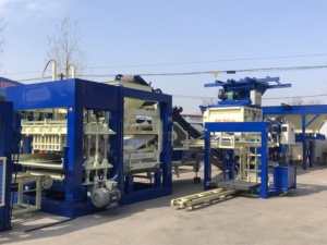 เครื่องตัดคอนกรีตแบบประสานอัตโนมัติเครื่องจักรอิฐแข็ง Qt10-15ขายสำหรับงานออนไลน์ทำงานจากที่บ้าน - Product Image 2