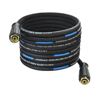 Tuyau haute pression en acier tressé de 30m-4000PSI, flexible pour stations de lavage de voiture