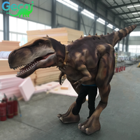 Costume de dinosaure animatronique Velociraptor Gecai Popular Dino World Park
