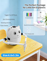 Robot de dessin éducatif rechargeable unisexe pour enfants avec fonction vocale et musicale, pour les 4-6 ans, fabriqué en Chine