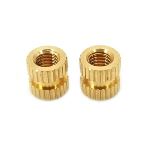 Brass Pure Copper Metric Thread Injection Molding Knurl <span class=keywords><strong>Insert</strong></span> <span class=keywords><strong>Nut</strong></span> Nutsert <span class=keywords><strong>M2</strong></span> <span class=keywords><strong>M2</strong></span>.5 M3 M4 M5 M6 M8 M10 Solid - Product Image 4