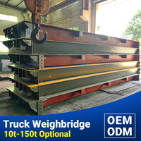 Pont-bascule de 150 tonnes pour camions avec écran LCD de 59,06 pieds, plateforme de pesage personnalisable OEM, à vendre