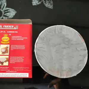 Made in China prezzo di fabbrica argento foglio di alluminio tabacco shisha carta stagnola narghilè