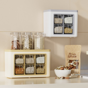 رف بلاستيكي للمطبخ منزلي عالي الجودة منظم حائط متعدد الوظائف طقم تركيبة - Product Image 2