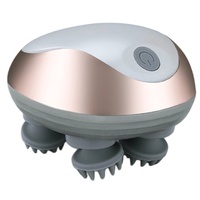 Appareil de massage capillaire transfrontalier Mini Octopus rechargeable multifonction à pétrissage et vibration, masseur du cuir chevelu Modèle GX-608 Chine
