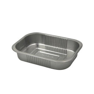 Boîte à repas carrée en feuille d'aviation de qualité alimentaire certifiée européenne de 550ml feuille d'aluminium épaissie scellée avec un couvercle pour plus de tranquillité d'esprit - Product Image 1