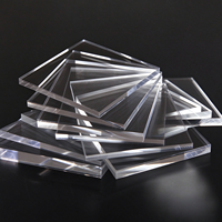 Panneau acrylique transparent sur mesure, plaque acrylique coulée de 10 mm pour affichage