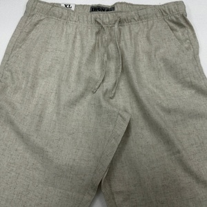 กางเกงขาสั้นคุณภาพสูงขายส่ง OEM ระบายอากาศได้ดี แฟชั่นดีไซน์ใหม่ รับผลิตตามแบบ ผ้าลินิน - Product Image 1