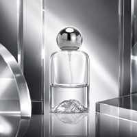Flacons de parfum en verre transparent de 30 ml avec col serti de 15 mm, vides, avec pulvérisateur à pompe, flacon rechargeable