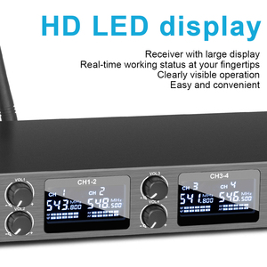 Biner d28plus chuyên nghiệp tiếng ồn hủy bỏ 8 kênh UHF không dây cầm tay <span class=keywords><strong>Microphone</strong></span> hệ thống cho buổi hòa nhạc Mic - Product Image 4