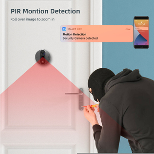 Chuông cửa thông minh 4.3" có pin 5000mAh, cảm biến chuyển động PIR, camera nhìn trộm WiFi - Product Image 2