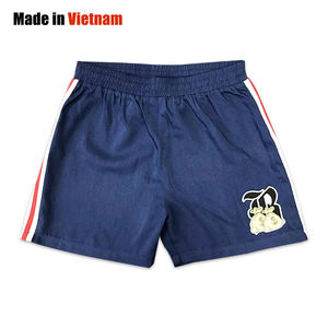 Pantalones Cortos Deportivos Casuales de Cintura Media con Diseño Bordado Vintage y Logotipo, Venta al por Mayor, Personalizados, de Poliéster/Algodón, Estilo Urbano - Product Image 1