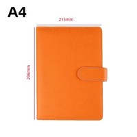 2024 journal promotionnel avec logo personnalisé A4 grand cahier laitier à couverture rigide en cuir PU à doublure épaisse pour les étudiants à l'école