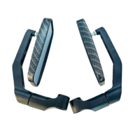Rétroviseurs latéraux universels pour moto, rétroviseurs en aluminium, rétroviseurs en verre bleu pour Yamaha Kawasaki SYM Kymco Honda Suzuki