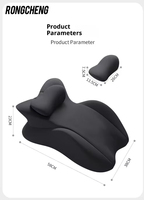 Coussin de couple Kamasutra amélioré en mousse à mémoire de forme pour les fesses, soulagement du stress, anti-ronflement, lecture et soulagement des douleurs lombaires