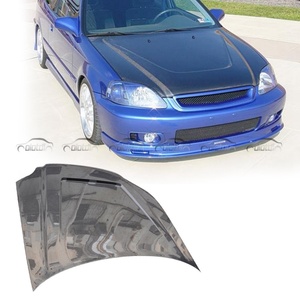 Nouveau capot en fibre de carbone de style ZERO pour EK 6TH Type R Si 1998-2000 - Product Image 2