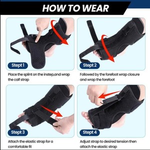 Correcteur de pied tombant Deyue, taille unique, attelle de soutien de la cheville pour la correction du pied - Product Image 4