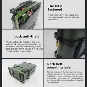 Petit mini réservoir d'essence portable en <span class=keywords><strong>métal</strong></span>, 5 <span class=keywords><strong>litres</strong></span>, <span class=keywords><strong>10</strong></span> <span class=keywords><strong>litres</strong></span>, 20 <span class=keywords><strong>litres</strong></span>, <span class=keywords><strong>avec</strong></span> <span class=keywords><strong>bec</strong></span> flexible - Product Image 5