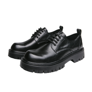 Zapatos Formales de Negocios para Hombre, con Cordones, de Piel Sintética, que Aumentan la Estatura, Cómodos, de Primavera, Precio de Fábrica - Product Image 1
