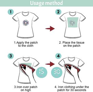 할로윈 자수 패브릭 으스스한 트리 패치 휴일 원피스 올빼미 장 박쥐 철 수 놓은 패브릭 패치에 DIY - Product Image 4