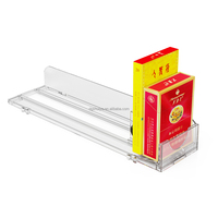 Présentoir de gestion intelligente du tabac en gros, système de poussée coulissant pour produits promotionnels, poussoir de rayonnage à ressort pour cigarettes et tabac